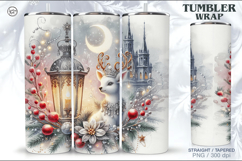 Christmas Tumbler Wrap 20 oz Product Image 1