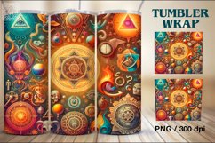 Esoteric. Mystic Sublimation 20 oz Tumbler Wrap Product Image 1