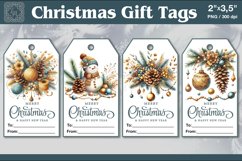 Christmas Gift Tags| Ball | PNG Sublimation Product Image 1