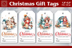 Christmas Gift Tags| Snowman | PNG Sublimation Product Image 1