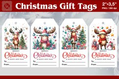Christmas Gift Tags| Deer | PNG Sublimation Product Image 1