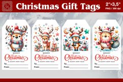 Christmas Gift Tags| Deer | PNG Sublimation Product Image 1