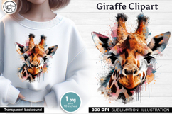 Giraffe Sublimation design PNG Product Image 1