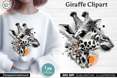 Giraffe Sublimation design PNG Product Image 1