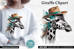 Giraffe Sublimation design PNG Product Image 1