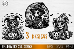 Spooky Pumpkin | Halloween Svg Product Image 1