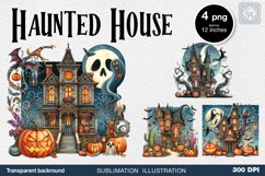 Haunted House 4 PNG sublimation Product Image 1
