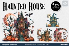 Haunted House 4 PNG sublimation Product Image 1