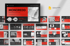 Red Minimalist Pitchdeck Google Slides Template Product Image 1