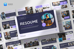 Resume &amp; Portfolio Keynote Template Product Image 1