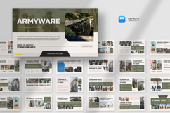 Armyware - Military &amp; Army Keynote Template Product Image 1