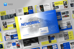 Transportation Train Keynote Template Product Image 1