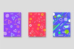 Trendy Memphis Vintage Cover Design Graphic Product Image 1