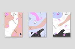 Trendy Memphis Vintage Cover Design Graphic Product Image 1