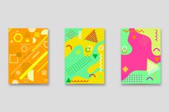 Trendy Memphis Vintage Cover Design Graphic Product Image 1