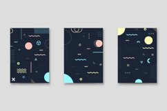 Trendy Memphis Vintage Cover Design Graphic Product Image 1