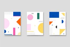 Trendy Memphis Vintage Cover Design Graphic Product Image 1