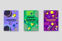 Trendy Memphis Vintage Cover Design Graphic Product Image 1