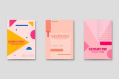 Trendy Memphis Vintage Cover Design Graphic Product Image 1