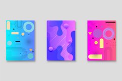 Trendy Memphis Vintage Cover Design Graphic Product Image 1