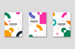 Trendy Memphis Vintage Cover Design Graphic Product Image 1