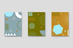 Trendy Memphis Vintage Cover Design Graphic Product Image 1