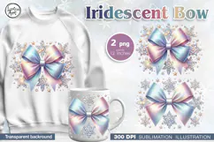 Christmas Clipart. Christmas Bow. Sublimation design PNG Product Image 1