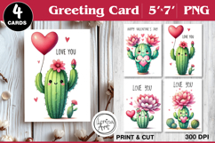 Valentine&#039;s day Card. Printable cards Product Image 1