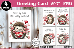 Valentine&#039;s day Card. Printable cards Product Image 1
