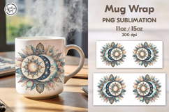 Celestial. Day &amp; Night Mug Wrap 11 / 15 oz Product Image 1
