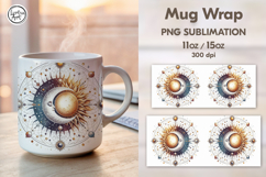 Celestial. Day &amp; Night Mug Wrap 11 / 15 oz Product Image 1