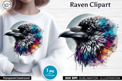 Raven Sublimation design PNG Product Image 1