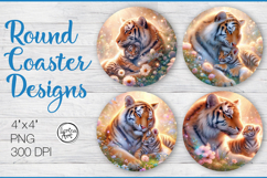 Mother's love Coaster Sublimation, 4 PNG Product Image 1