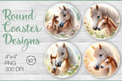 Mother's love Coaster Sublimation, 4 PNG Product Image 1