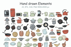 Kitchen Essentials: Hand-Drawn Collection Product Image 3