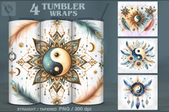 Balance Tumbler Sublimation, 20 oz Tumbler / Yin and Yang Product Image 1