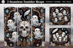 2 Halloween Tumbler Wrap Sublimations, 20 oz Product Image 1
