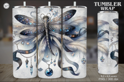 Dragonfly Dreamcatcher Tumbler Sublimation, 20 oz Tumbler Product Image 1