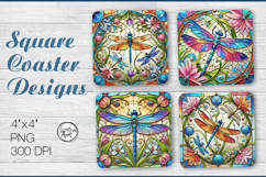 Dragonfly Coaster Sublimation, Under the Sky Product Image 1