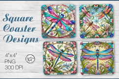 Dragonfly Coaster Sublimation, Under the Sky Product Image 1