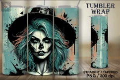 4 Witch Tumbler Sublimation, 20 oz Tumbler Wrap Product Image 4