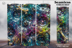 Magic Potion Tumbler Sublimation, 20 oz Tumbler Wrap Product Image 1