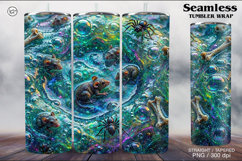 Magic Potion Tumbler Sublimation, 20 oz Tumbler Wrap Product Image 1