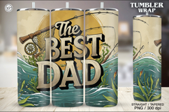 Father&#039;s Day 20oz Tumbler Wrap Sublimation Product Image 1