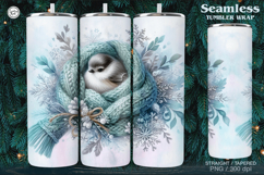 4Christmas Seamless Tumbler Wrap 20 oz Product Image 4