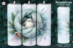 4Christmas Seamless Tumbler Wrap 20 oz Product Image 5