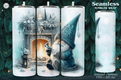 4Christmas Seamless Tumbler Wrap 20 oz Product Image 4