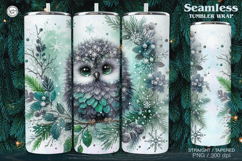 4Christmas Seamless Tumbler Wrap 20 oz Product Image 4