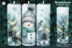 4Christmas Seamless Tumbler Wrap 20 oz Product Image 5