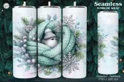 4Christmas Seamless Tumbler Wrap 20 oz Product Image 2